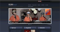 Desktop Screenshot of egriboys.hu